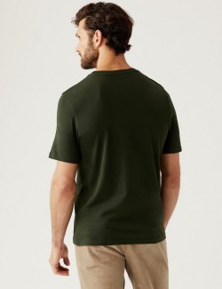 Tričko ke krku z čisté bavlny