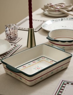 Patterned Ceramic Oven Dish