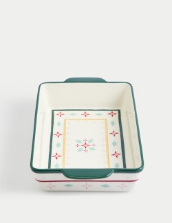 Patterned Ceramic Oven Dish