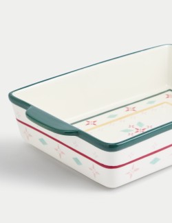 Patterned Ceramic Oven Dish