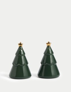 Christmas Tree Salt & Pepper Mills