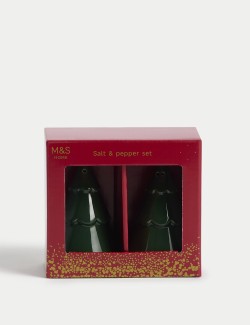 Christmas Tree Salt & Pepper Mills