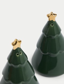 Christmas Tree Salt & Pepper Mills