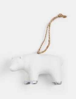 Ceramic Polar Bear Hanging Decoration