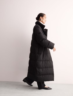 Quilted Longline Coat