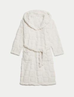 Heart Hooded Dressing Gown (1-16 Yrs)