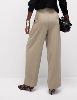 Drawstring Wide Leg Trousers