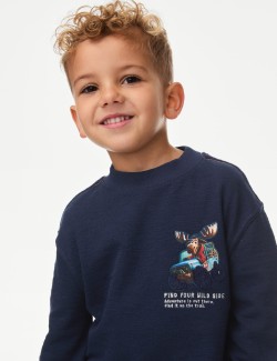 Cotton Rich Wild Side Top (2-8 Yrs)