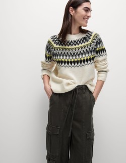 Fair Isle Crew Neck Relaxed Jumper