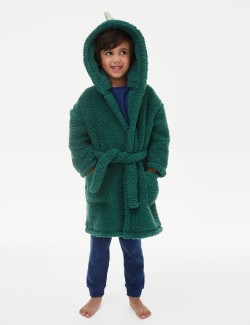 Dinosaur Hooded Dressing Gown (1-8 Yrs)