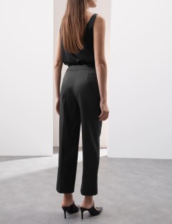 Satin Straight Leg Trousers