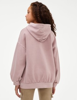 Cotton Rich Diamante Gem Hoodie (6-16 Yrs)