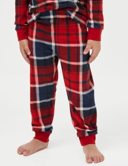 Fleece Checked Pyjamas (1-16 Yrs)