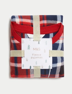 Fleece Checked Pyjamas (1-16 Yrs)