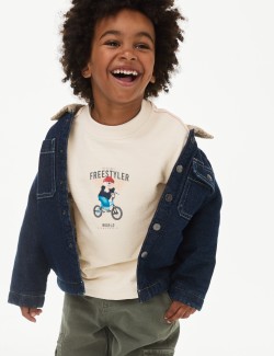 Pure Cotton Spencer Bear™ Top (2-8 Yrs)