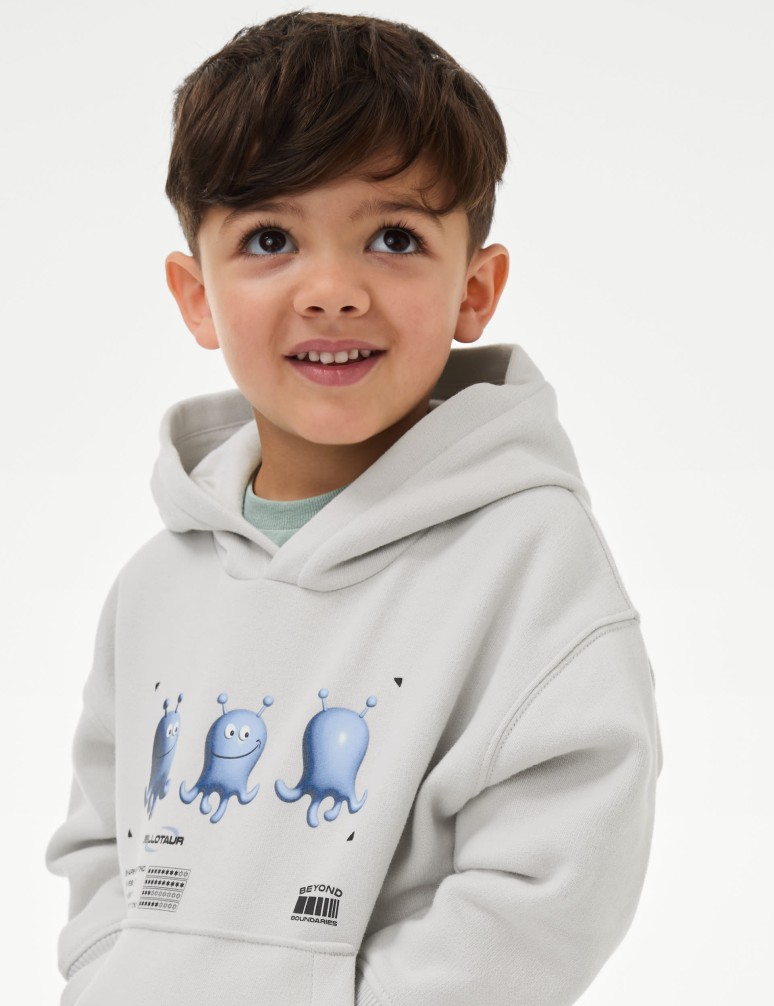 Cotton Rich Jellotaur™ Hoodie (2-16 Yrs)