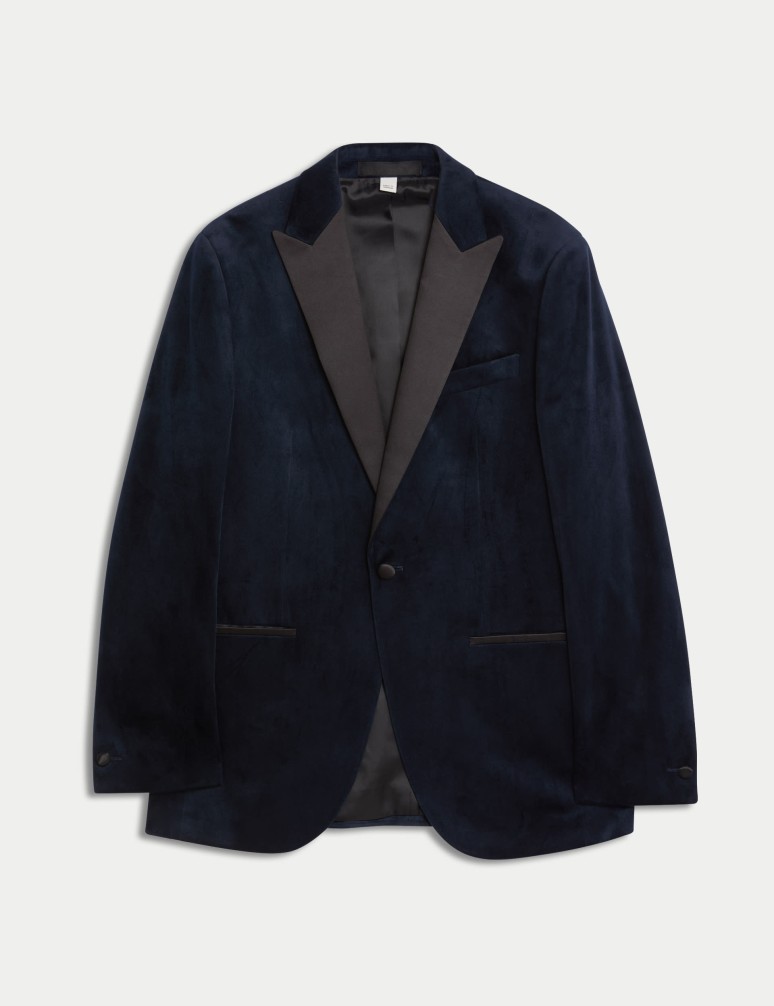 Slim Fit Velvet Tuxedo Jacket