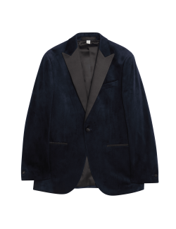 Slim Fit Velvet Tuxedo Jacket