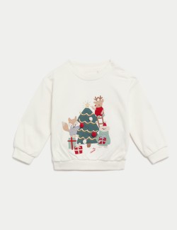 Cotton Rich Christmas Outfit (0-3 Yrs)