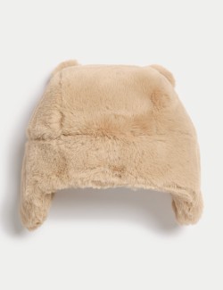 Kids' Faux Fur Winter Hat (0-3 Yrs)