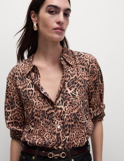 Printed Collared Shirt