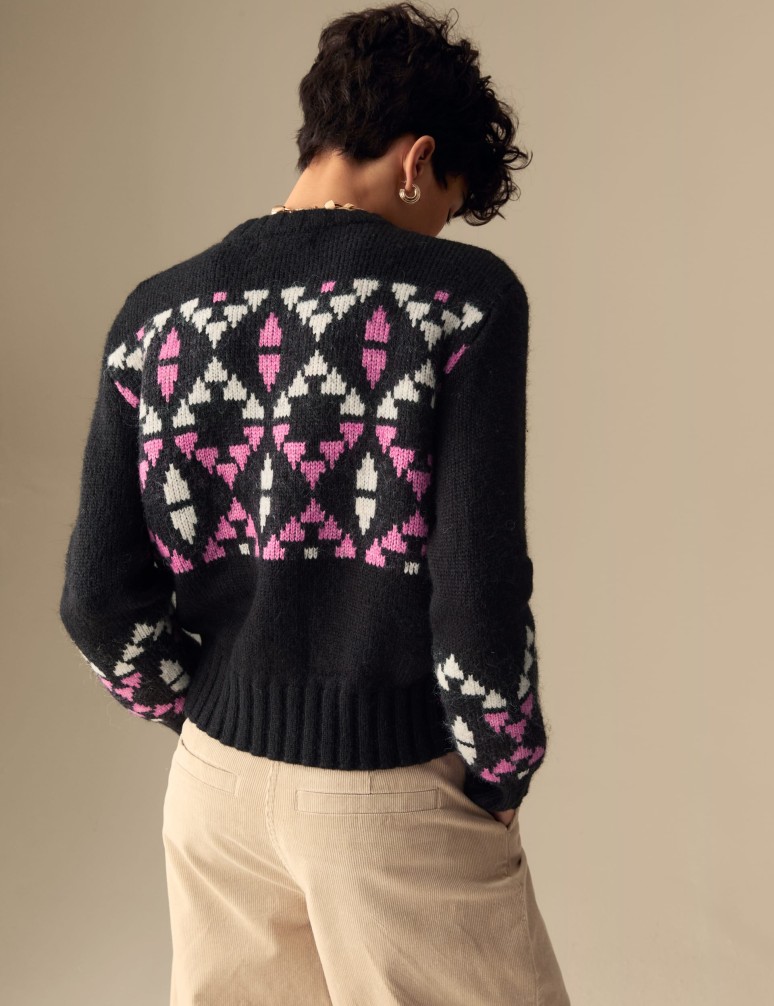 Fair Isle Jumper With Wool