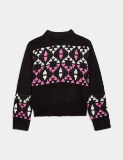 Fair Isle Jumper With Wool