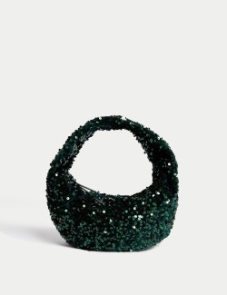 Sequin Top Handle Grab Bag