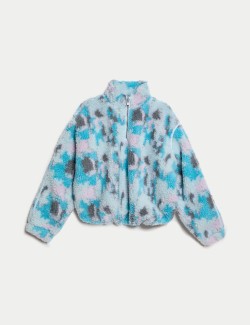 Print Fleece Cropped Top (6-16 Yrs)