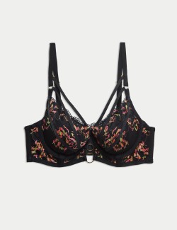 Vera Lace Wired Longline Balcony Bra (A-E)