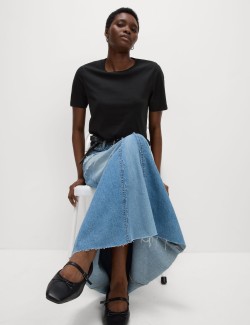 Tričko každodenního střihu, z čisté bavlny