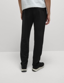 Tepláky s rovnými nohavicemi, stahovací šňůrkou a vysokým podílem bavlny