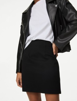 Jersey Mini A-Line Skirt