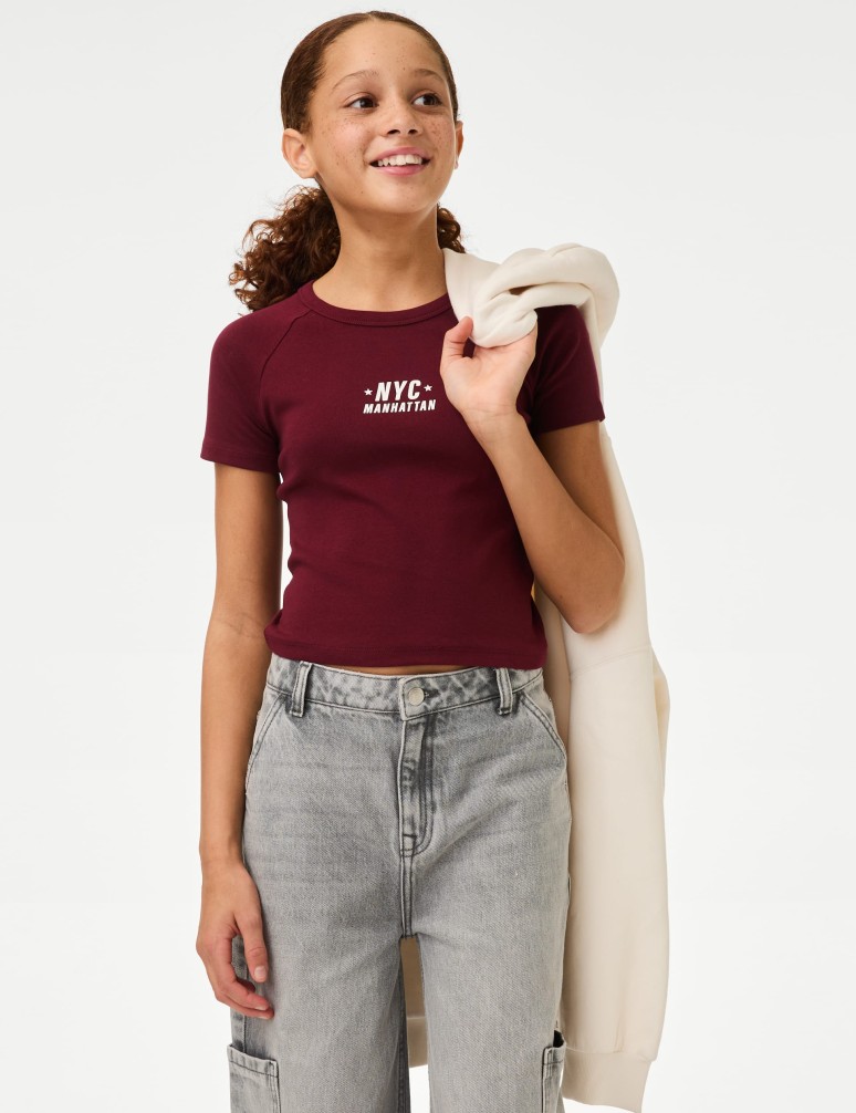 Cotton Rich NYC Slogan T-Shirt (6-16 Yrs)