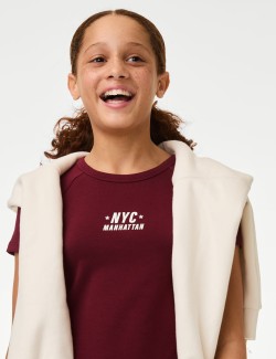 Cotton Rich NYC Slogan T-Shirt (6-16 Yrs)