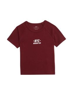 Cotton Rich NYC Slogan T-Shirt (6-16 Yrs)