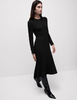 Jersey Midi Column Dress