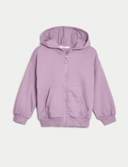 Cotton Rich Plain Hoodie (2-8 Yrs)