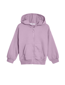 Cotton Rich Plain Hoodie (2-8 Yrs)