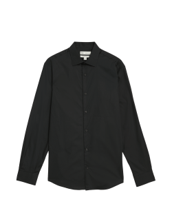 Košile z čisté bavlny, normální střih, snadné žehlení