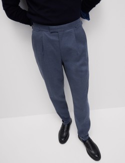 Tailored Fit Twill Trousers