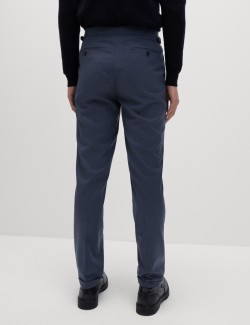 Tailored Fit Twill Trousers