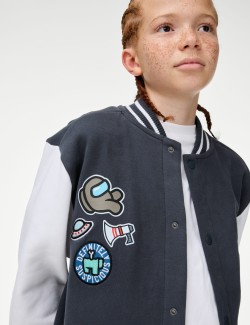 Cotton Rich Among Us™ Bomber Jacket (6-16 Yrs)