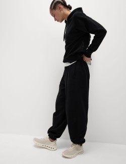 Cotton Rich Parachute Cuffed Joggers