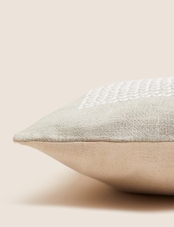 Cotton with Linen Bolster Cushion