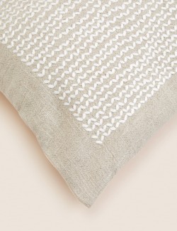 Cotton with Linen Bolster Cushion