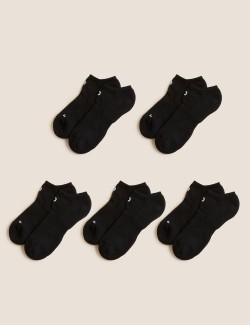 Nízké ponožky Trainer Liners™ s vysokým podílem bavlny, sada 5 párů