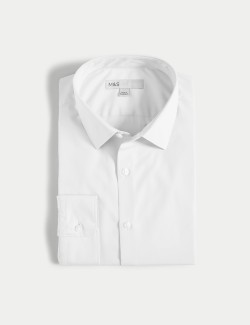 Skinny Fit Non Iron Cotton Blend Shirt