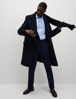 Skinny Fit Non Iron Cotton Blend Shirt