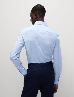 Skinny Fit Non Iron Cotton Blend Shirt